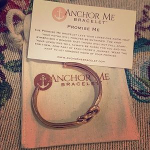 Anchor Me Bracelet- Copper Tone Knot Cuff